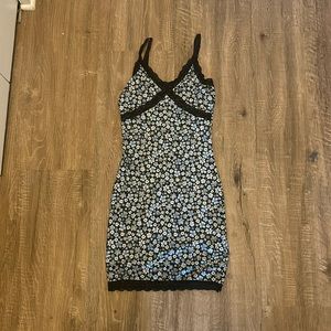 H&M floral mini dress with adjustable straps size XS